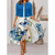 Lange Jurk voor Dames Modern Comfortabel 13