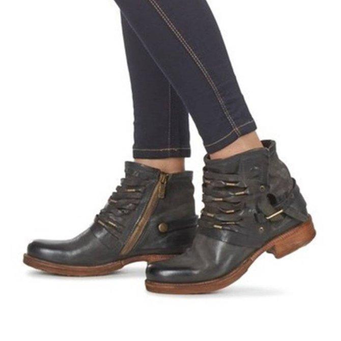 Dames Enkelschoenen Elegante Stijl Hoogwaardig Synthetisch Materiaal-4