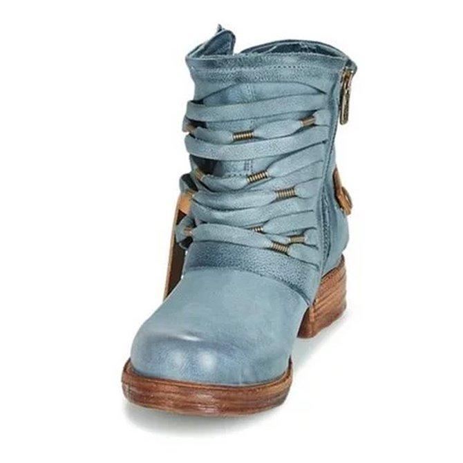 Dames Enkelschoenen Elegante Stijl Hoogwaardig Synthetisch Materiaal-6