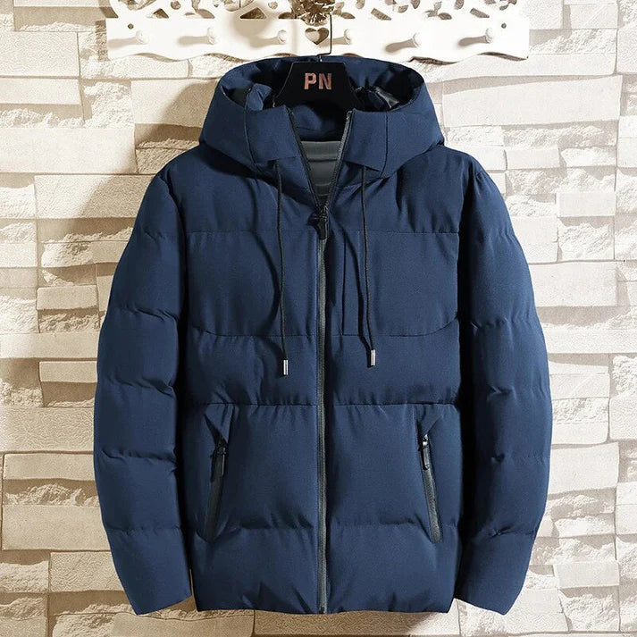 Heren Windjack Lange Comfortabele Pasvorm 100% Polyester-1