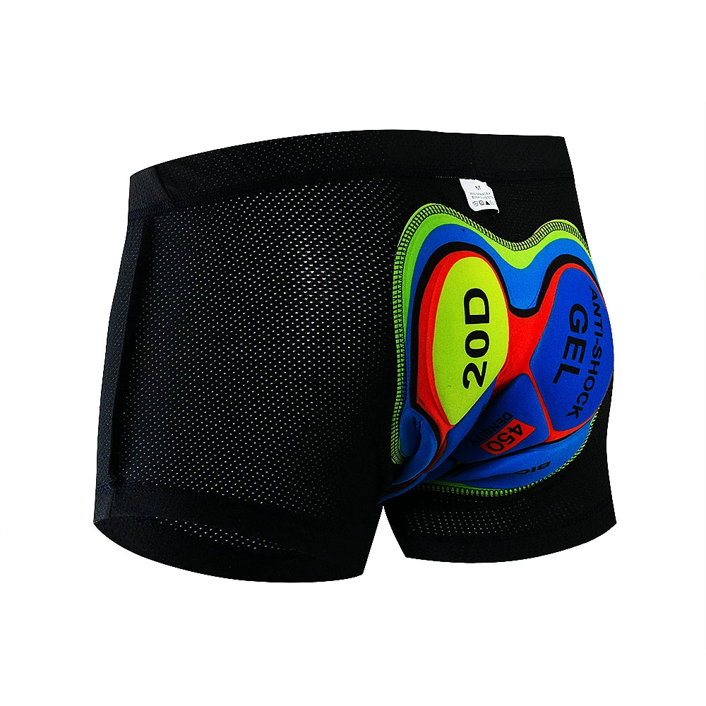Mannen Fietsshorts Ademend Met Gel Pad 0