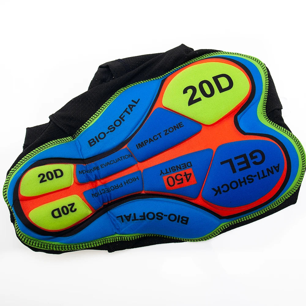 Mannen Fietsshorts Ademend Met Gel Pad 4