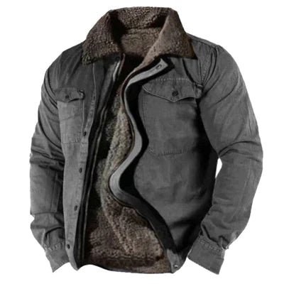 Mannen Winterjas Met Luxe Kraag 2