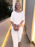 Variant image for Dames Avondset Glittertop Palazzo Hoogwaardige Stof-13