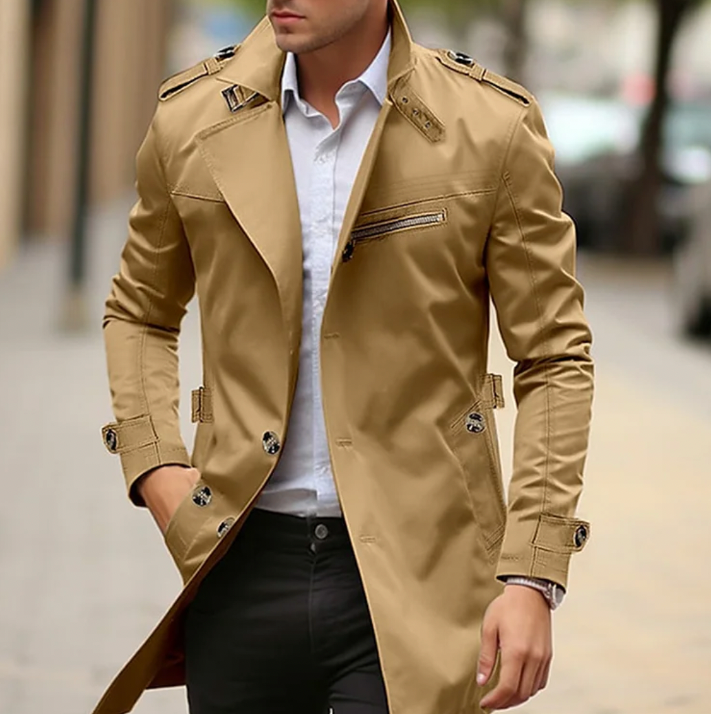 Variant image for Heren Jas Elegante Stijl Hoogwaardig Materiaal voor Formele en Casual Gelegenheden-29
