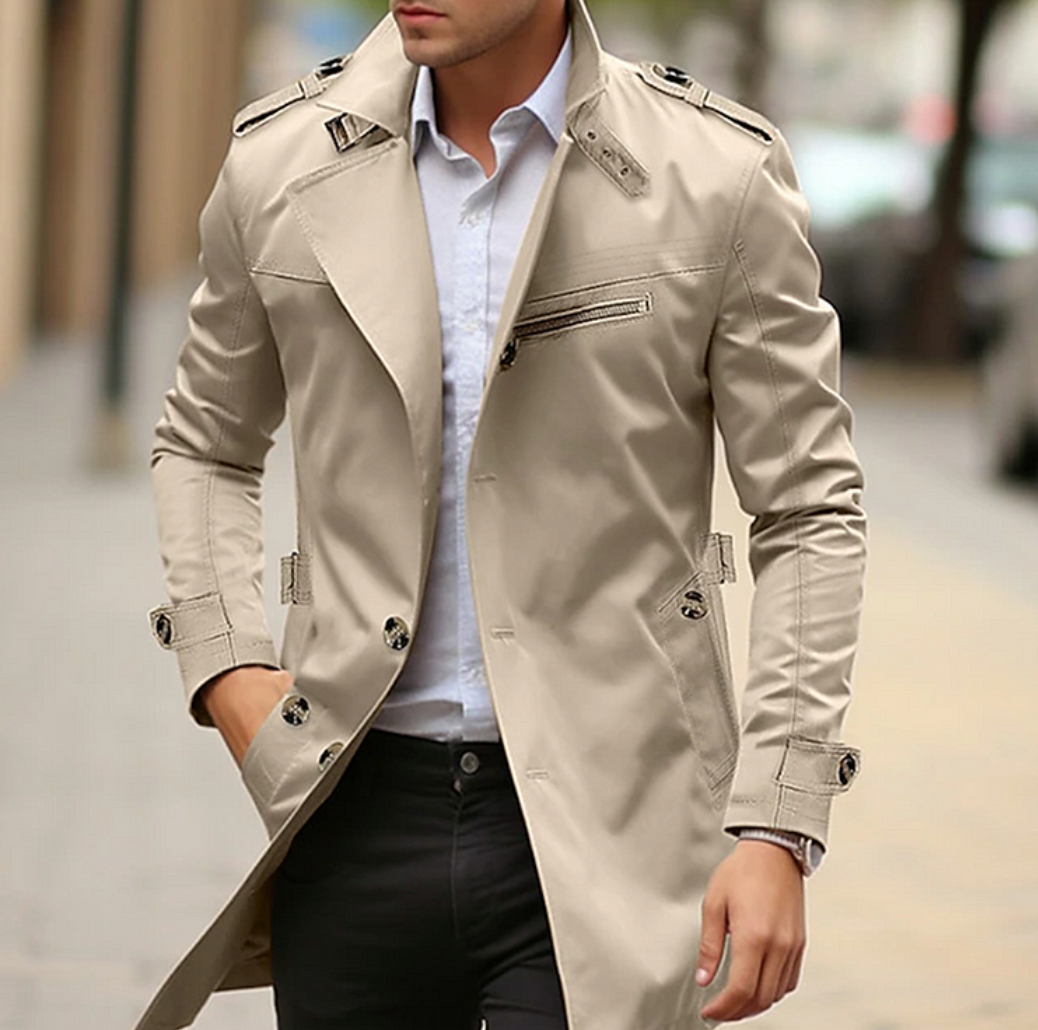 Variant image for Heren Jas Elegante Stijl Hoogwaardig Materiaal voor Formele en Casual Gelegenheden-2
