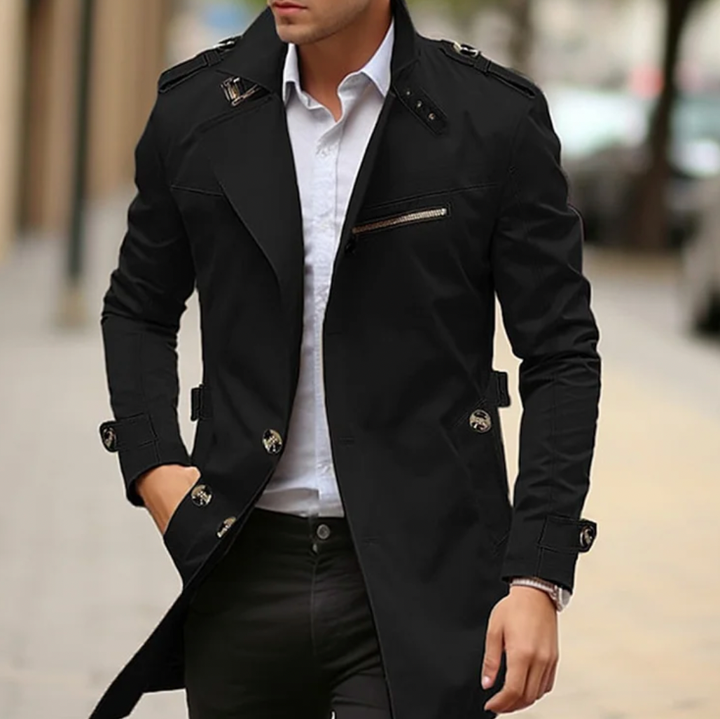 Heren Jas Elegante Stijl Hoogwaardig Materiaal voor Formele en Casual Gelegenheden-1