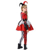 Meisjes Clown Jurk Kostuum Geruit 3