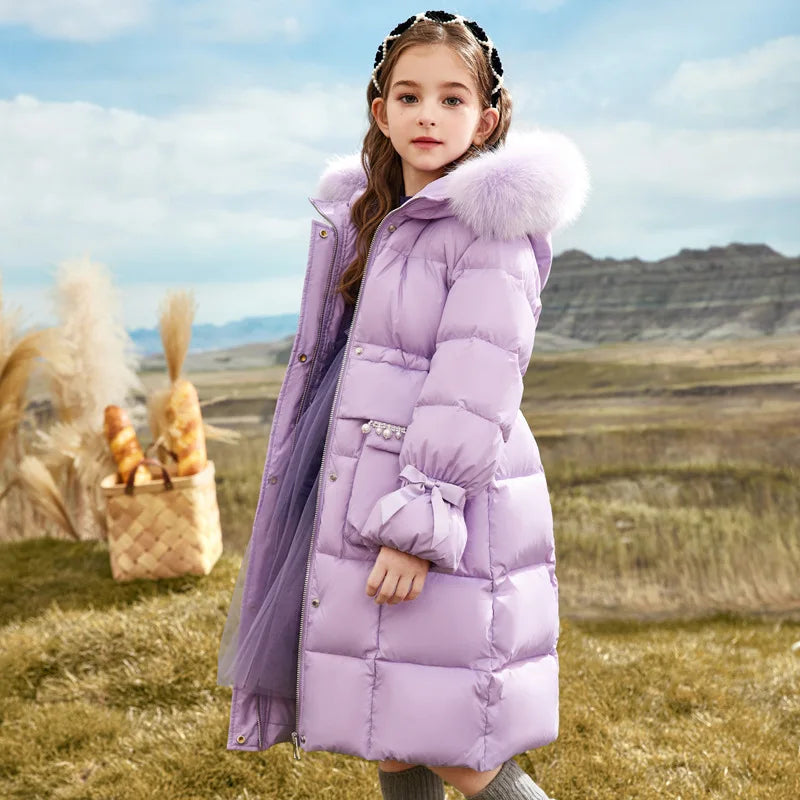 Meisjes Winterjas Met Capuchon 2