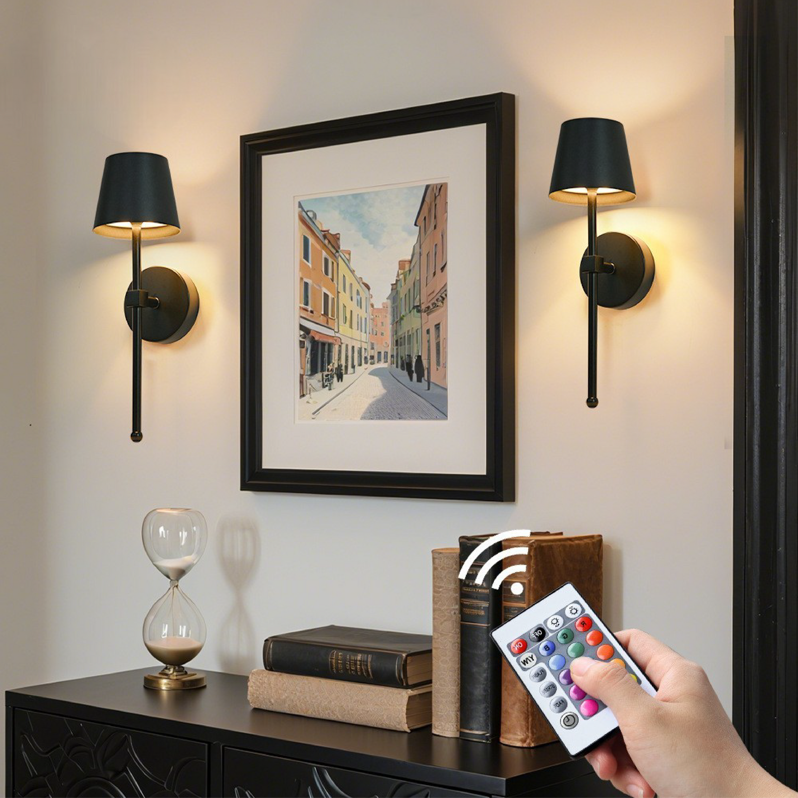 Moderne Draadloze Wandlamp Oplaadbaar 3