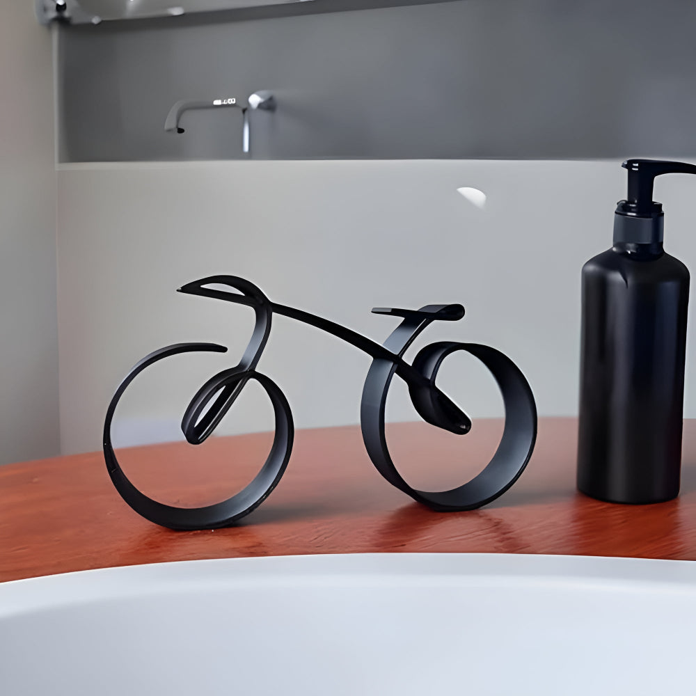 Moderne Fietssculptuur Abstract Ontwerp 0