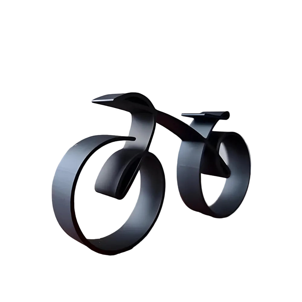 Moderne Fietssculptuur Abstract Ontwerp 3