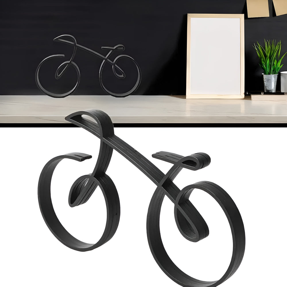 Moderne Fietssculptuur Abstract Ontwerp 4