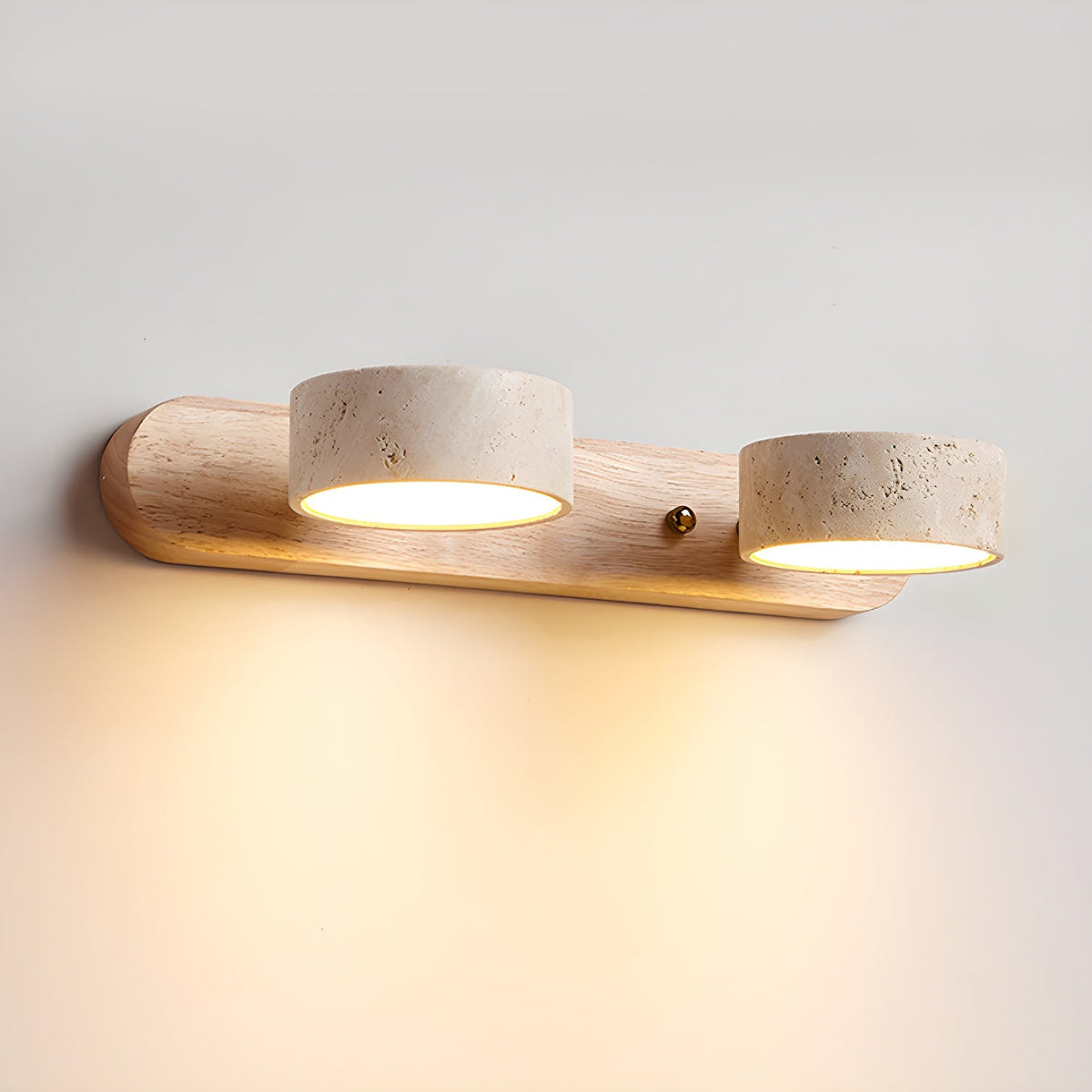 Moderne Wandlamp voor Binnen met Natuurlijke Materialen en Geïntegreerde LED 13