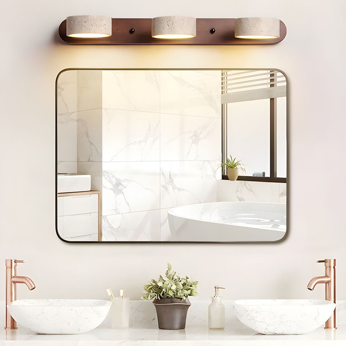 Moderne Wandlamp voor Binnen met Natuurlijke Materialen en Geïntegreerde LED 3