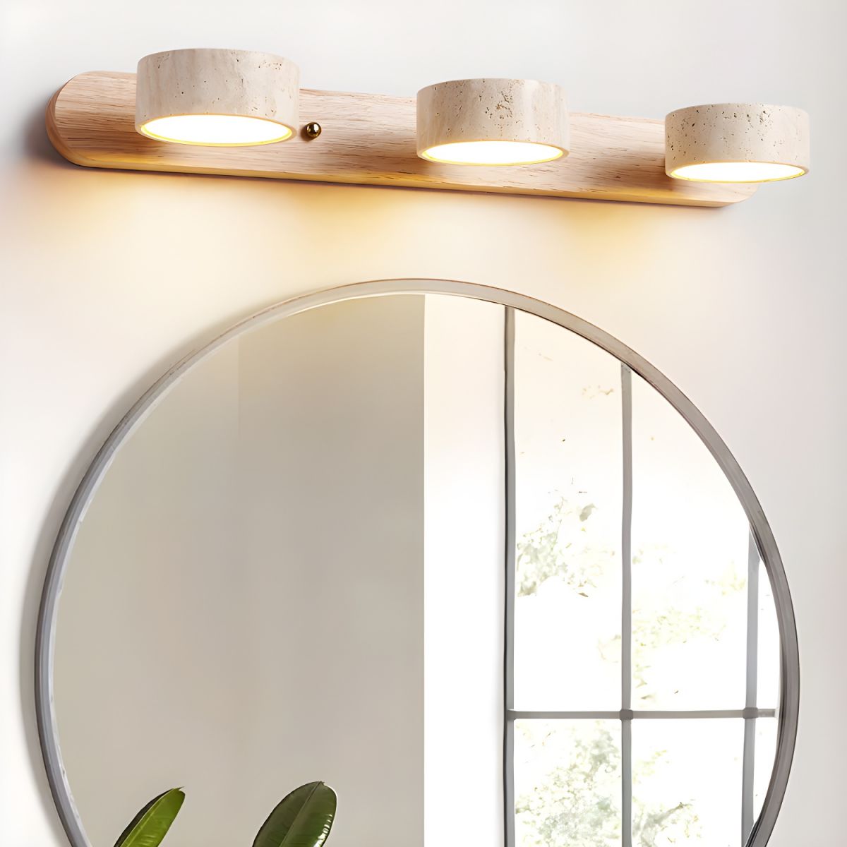 Moderne Wandlamp voor Binnen met Natuurlijke Materialen en Geïntegreerde LED 5