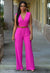 Dames Jumpsuit Feestelijk Polyester Elegante Snit-4