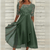 Variant image for Dames Midi Jurk Elegante Zomerstijl Luchtig Materiaal voor Bruiloft-2