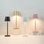 Oplaadbare Tafellamp Wit Elegant Aluminium Draadloos Waterdicht voor Binnen en Buiten-1