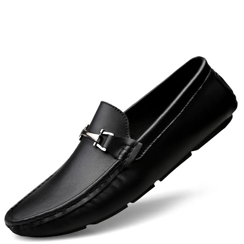 Mocassins van Ademend Leer voor Heren