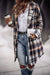Variant image for Dames Winterjas Losse Wollen Caroma Patroon-15
