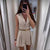 Dames Jumpsuit Mouwloos Elegant V-hals Feestelijk Luxe Stof-5