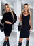 Variant image for Dames Pak 2 Delig Met Gaten Top En Rok Hoogwaardige Stoffen Elegant-9