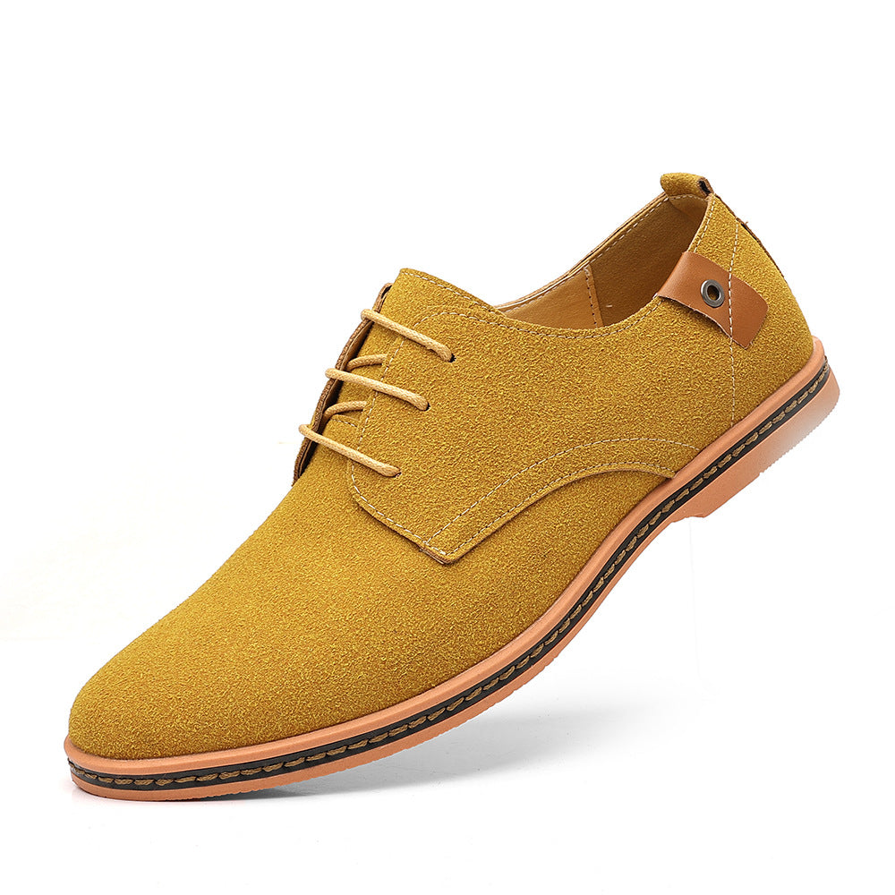 Heren Schoenen Suède Elegante Stijl Voor Formele En Casual Gelegenheden