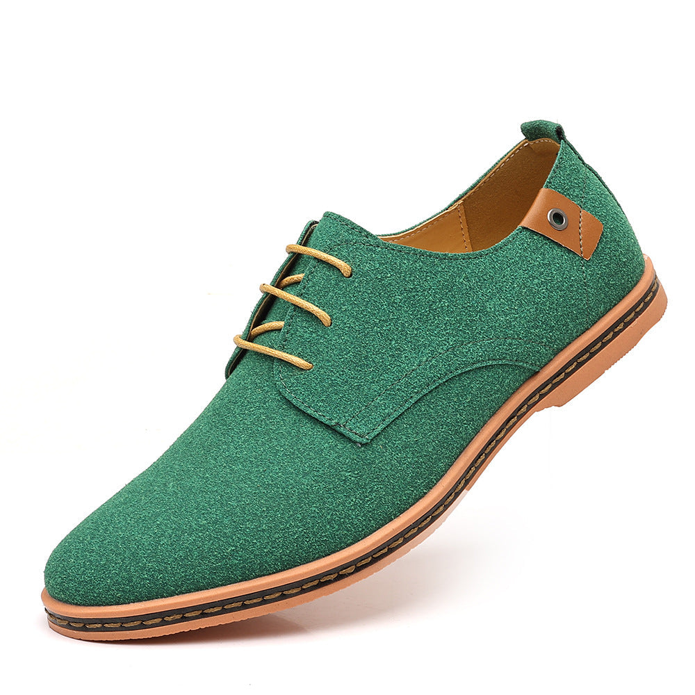 Heren Schoenen Suède Elegante Stijl Voor Formele En Casual Gelegenheden