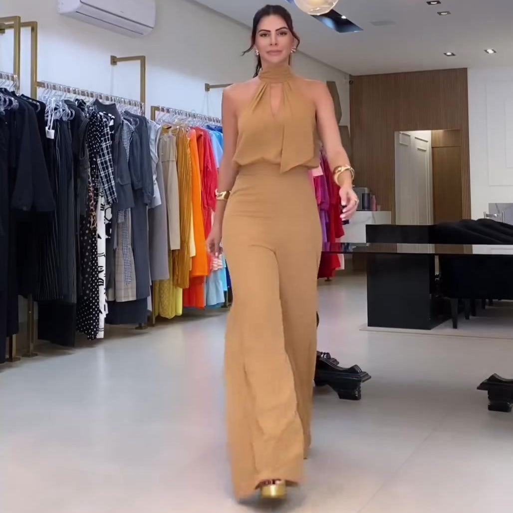 Variant image for Dames Jumpsuit Feestelijk Luxe Polyester voor Zomer-13