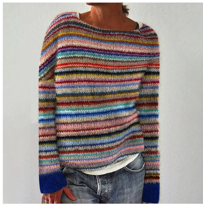Variant image for Dames Pullover Warme Relaxed Fit Katoen-9