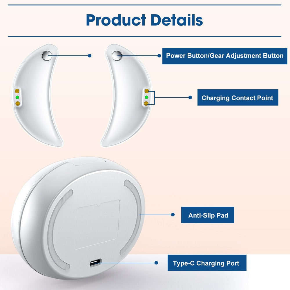 Oogtherapieapparaat met LED-licht en zachte vibratie 4