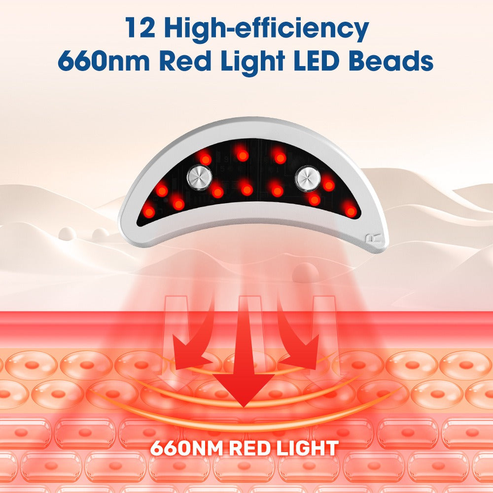 Oogtherapieapparaat met LED-licht en zachte vibratie 5