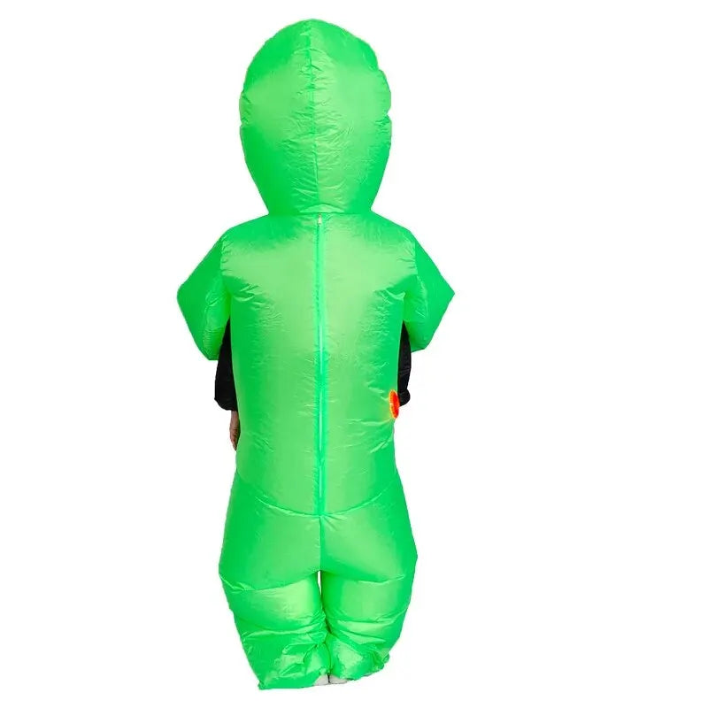 Opblaasbaar Alien Kostuum voor Halloween 0