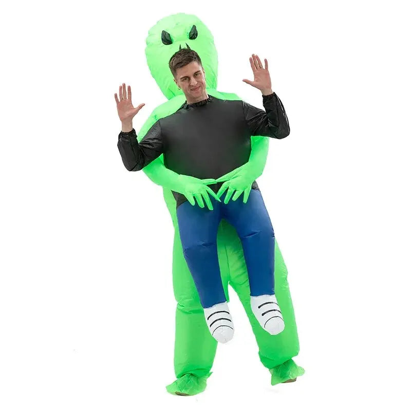 Opblaasbaar Alien Kostuum voor Halloween 4