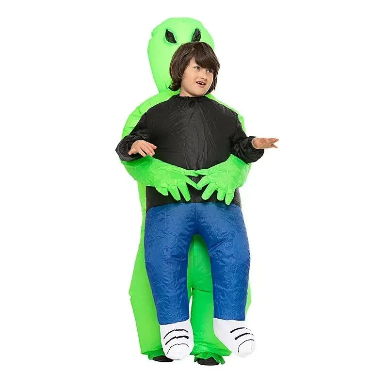 Opblaasbaar Alien Kostuum voor Halloween 5