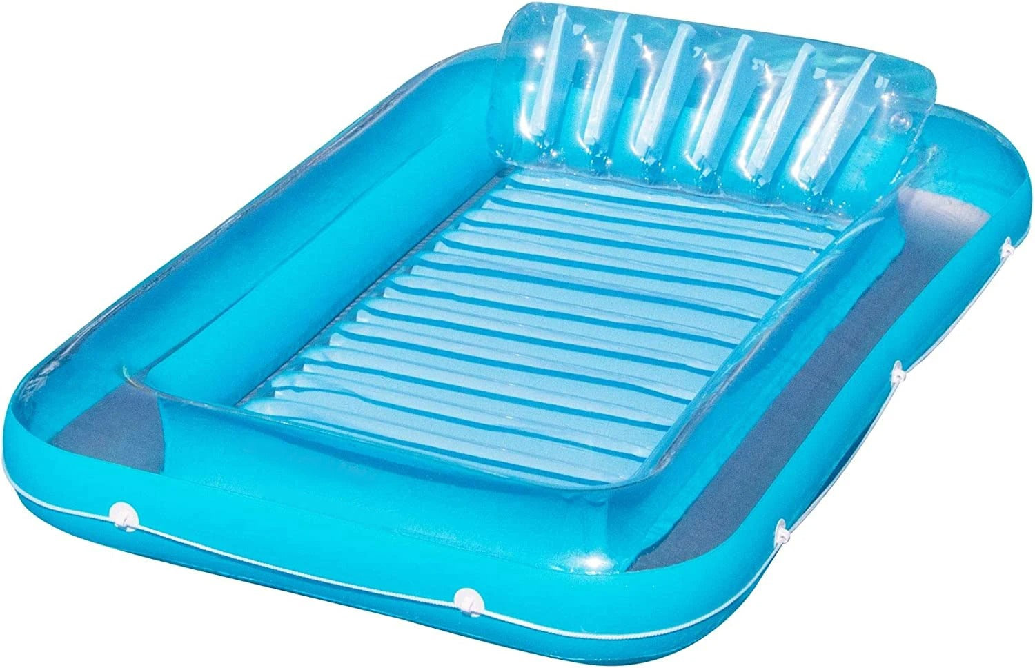 Opblaasbare Ligstoel Zonnebaden PVC met Hoofdkussen en Bekerhouders 0