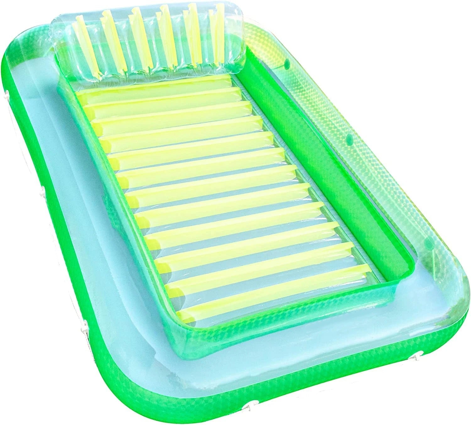 Opblaasbare Ligstoel Zonnebaden PVC met Hoofdkussen en Bekerhouders 5