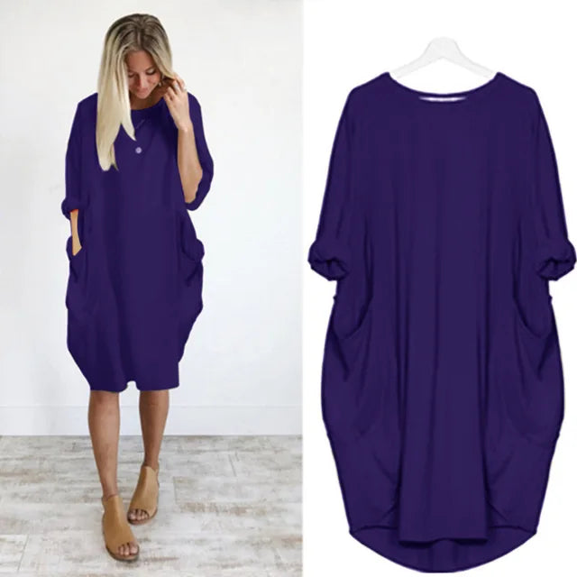 Oversized Jurkje met Zakdetails voor Dames 10