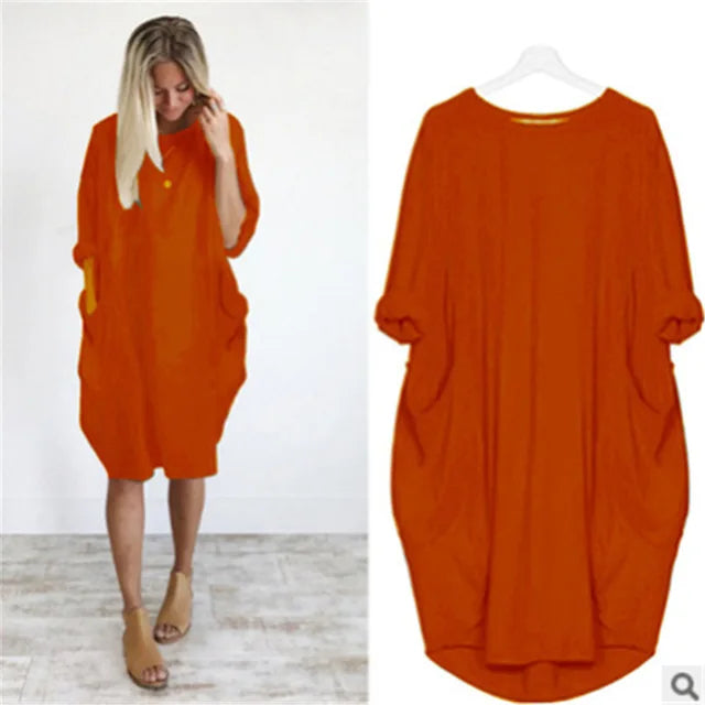 Oversized Jurkje met Zakdetails voor Dames 13