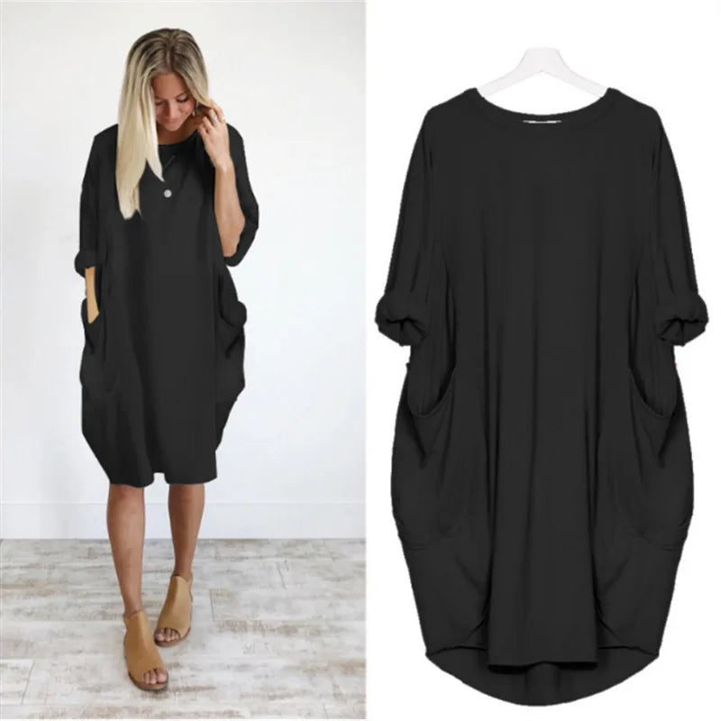 Oversized Jurkje met Zakdetails voor Dames 1