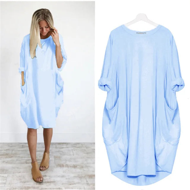 Oversized Jurkje met Zakdetails voor Dames 7