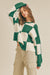 Oversized Pullover Ruitpatroon Groen 2