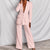 Dames Blazer en Broek Set Chique Polyester Mix voor Formele Gelegenheden 6