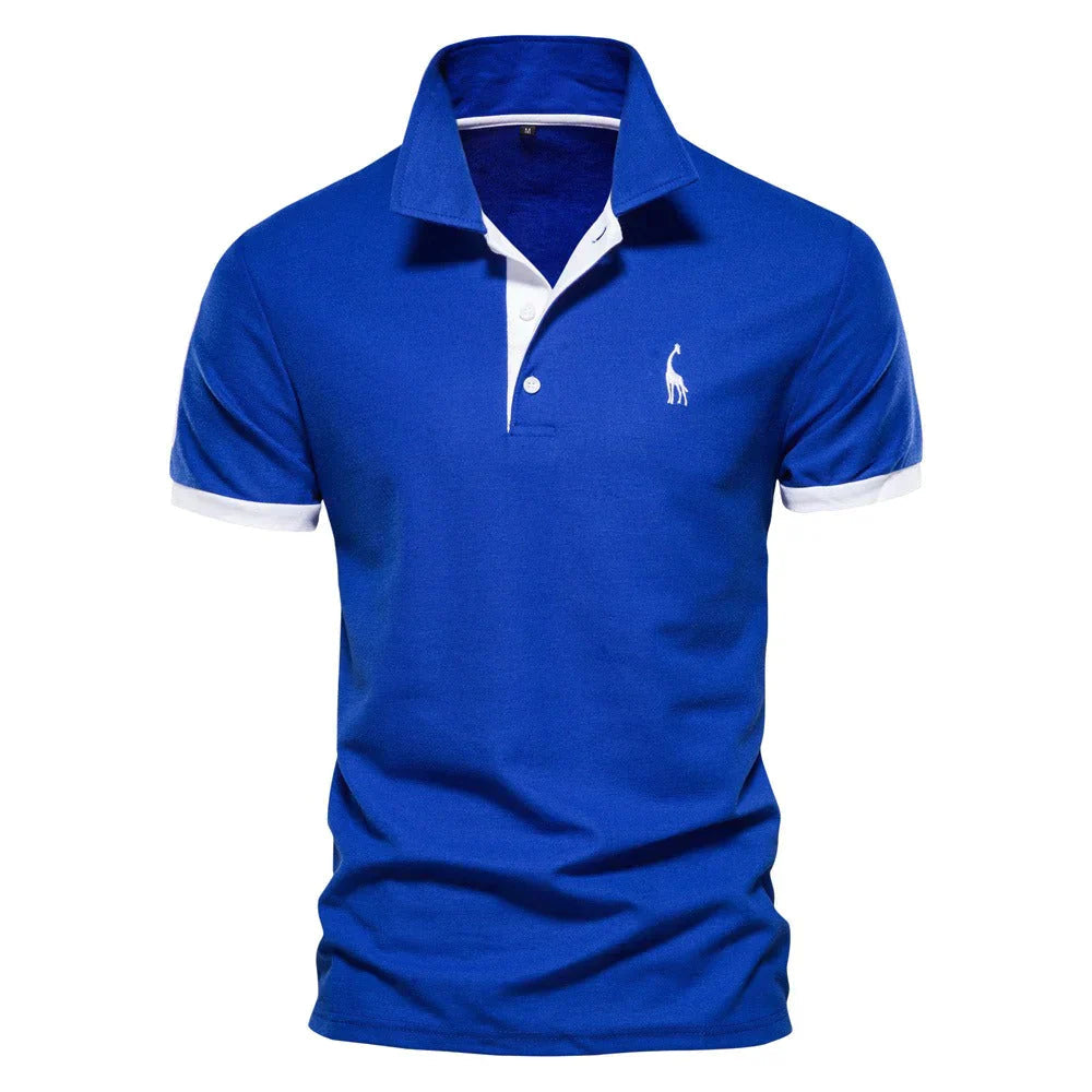 Polo shirt voor heren, klassieke relaxte pasvorm 4