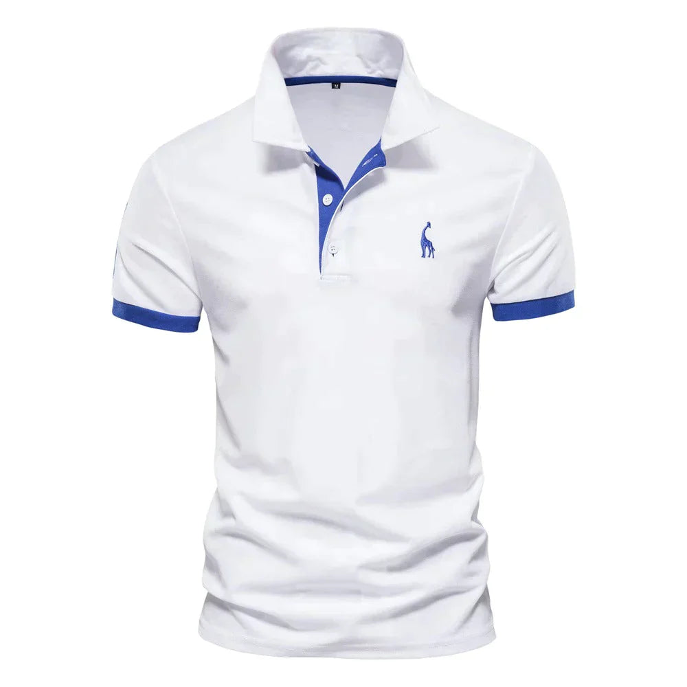 Polo shirt voor heren, klassieke relaxte pasvorm 5