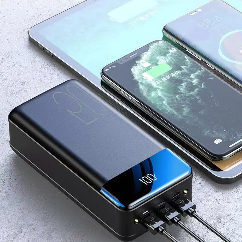 Powerbank van 100.000 mAh met snelladen - Draagbare stroomoplossing voor op reis en in noodgevallen 1