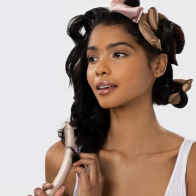 No Heat Satin Lazy Krulspelden