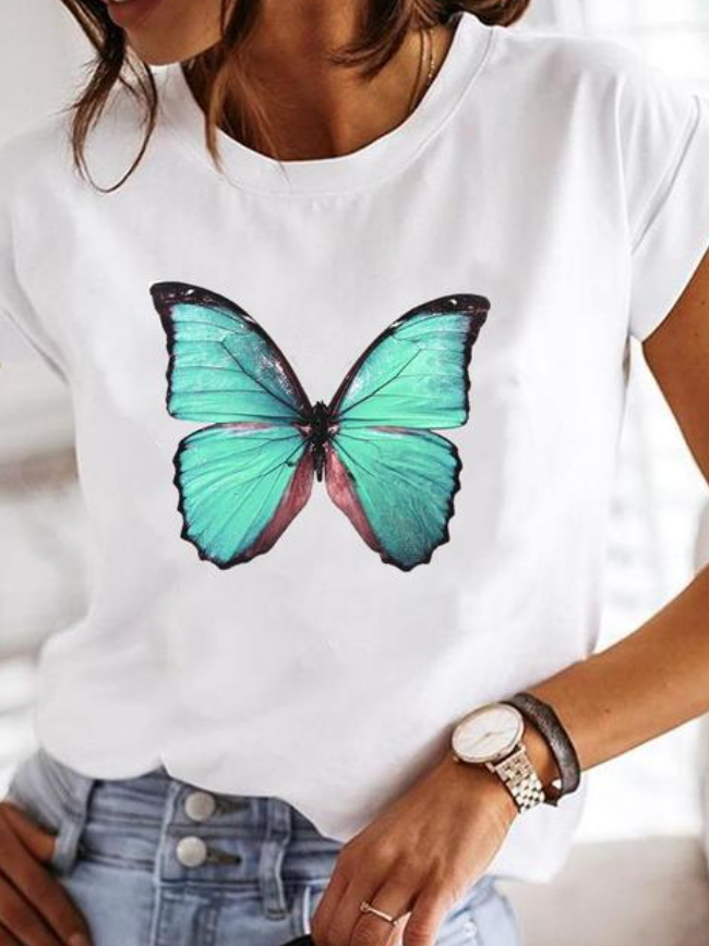 Variant image for Mooie T Shirts Dames Moderne Slim Fit Zachte Ademend Materiaal-10