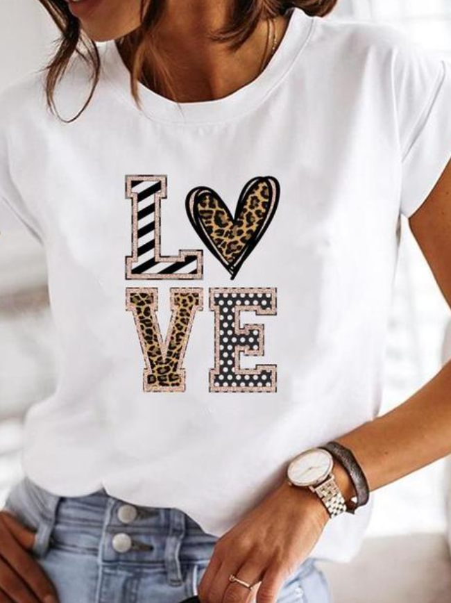 Variant image for Mooie T Shirts Dames Moderne Slim Fit Zachte Ademend Materiaal-19